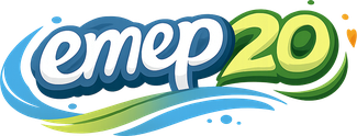 emep 20 নীল সবুজ ব্র্যান্ড লোগো